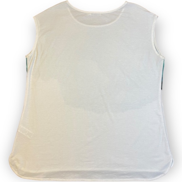 2for$30 NWOT Ricki’s Turquoise Printed Tunic Sleeveless Top Size XL - Picture 4 of 9